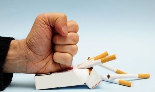 smoking cessation to prevent pain in the joints of the fingers