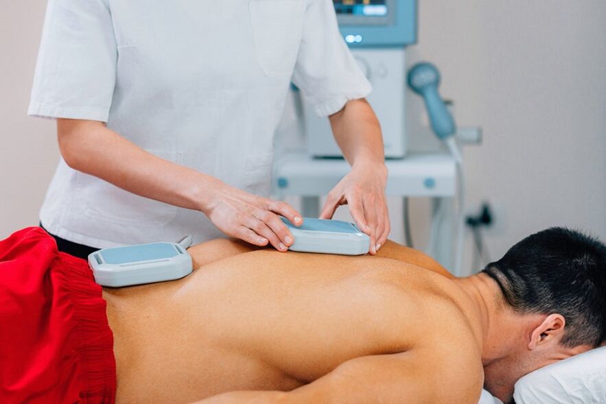 Physiotherapy treatment of thoracic osteochondrosis